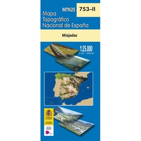 Topografische kaart 753-II Miajadas | CNIG - Instituto Geográfico Nacional