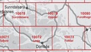 Overzicht wandelkaarten Noorwegen Dovrefjell 1:50.000 Norge Serien