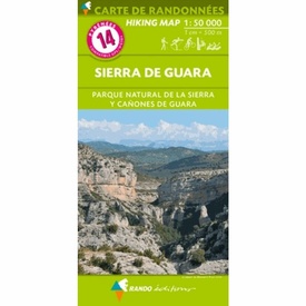 Wandelkaart 14 Sierra de Guara | Rando Editions