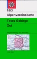 Wandelkaart 15/3 Alpenvereinskarte Totes Gebirge - Ost | Alpenverein