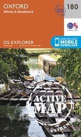 Wandelkaart - Topografische kaart 180 OS Explorer Map | Active Oxford / Witney / Woodstock | Ordnance Survey