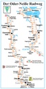 Wandelkaart - Fietskaart Oder-Neiße-Radweg | Verlag Dr. Barthel