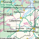 Topografische kaart - Wandelkaart 6 Discovery Donegal (CENT), Tyrone | Ordnance Survey Ireland