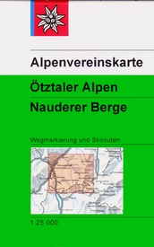 Wandelkaart 30/4 Alpenvereinskarte Ötztaler Alpen - Nauderer Berge | Alpenverein