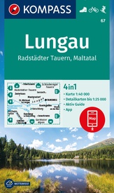 Wandelkaart 67 Lungau | Kompass