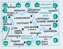 Wandelkaart 780 Stuttgart und Umgebung | Kompass