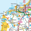 Fietskaart 1 Tour Map Cornwall | Ordnance Survey