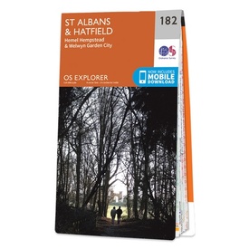 Wandelkaart - Topografische kaart 182 OS Explorer Map St-Albans, Hatfield | Ordnance Survey