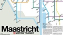 Stadsplattegrond - Wandkaart Maastricht Metro Transit Map - Metrokaart | Victor van Werkhoven