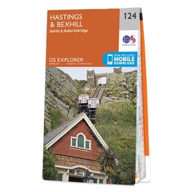 Wandelkaart - Topografische kaart 124 OS Explorer Map Hastings & Bexhill | Ordnance Survey