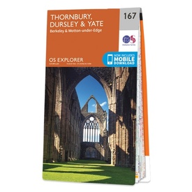 Wandelkaart - Topografische kaart 167 OS Explorer Map Thornbury, Dursley, Yate | Ordnance Survey