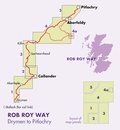 Wandelkaart Rob Roy Way | Harvey Maps