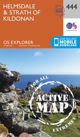 Wandelkaart - Topografische kaart 444 OS Explorer Map | Active Helmsdale / Strath of Kildonan | Ordnance Survey