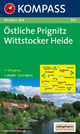 Wandelkaart 861 Östliche Prignitz - Wittstocker Heide | Kompass