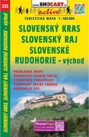 Fietskaart 233 Slovenský kras, Slovenský Raj | Shocart