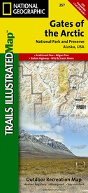 Wandelkaart - Topografische kaart 257 Trails Illustrated Gates of the Arctic National Park & Preserve | National Geographic