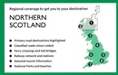 Wegenkaart - landkaart 1 OS Road Map Northern Scotland, Orkney & Shetland | Ordnance Survey