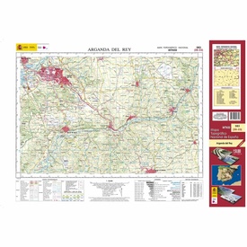 Topografische kaart 583 MT50 Arganda del Rey | CNIG - Instituto Geográfico Nacional1