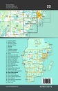 Fietskaart 23 Cykelkartan Östra Södermanland - Södermanland East | Norstedts