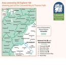 Wandelkaart - Topografische kaart 168 OS Explorer Map Stroud, Tetbury, Malmesbury | Ordnance Survey