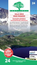 Wandelkaart 24 Valle Orco, Gran Paradiso | Fraternali Editore