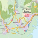 Fietskaart Cycle Map The Bay Cycle Way | Sustrans