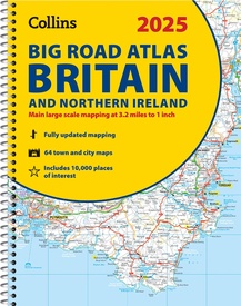 Wegenatlas Big Road Atlas Britain and Northern Ireland 2025 | A3 | Ringband | Collins