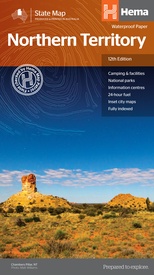 Wegenkaart - landkaart Northern Territory state map | Hema Maps