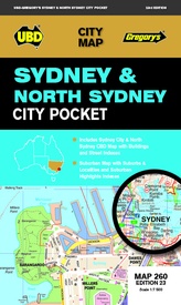 Stadsplattegrond 260 Sydney & North Sydney Pocket | UBD Gregory's