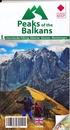 Wandelkaart Peaks of the Balkans | Huber Verlag