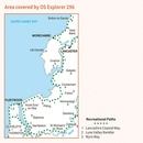 Wandelkaart - Topografische kaart 296 OS Explorer Map Lancaster, Morecambe, Fleetwood | Ordnance Survey