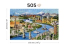 Legpuzzel World landmarks puzzel in hout 500 stuks | Wooden City