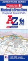 Wandelatlas Adventure Atlas Minehead to Brean Down - England Coast Path | A-Z Map Company