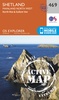 Wandelkaart - Topografische kaart 469 OS Explorer Map | Active Shetland / Mainland North West | Ordnance Survey