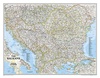 Wandkaart The Balkans - Balkan landen, 77 x 60 cm | National Geographic