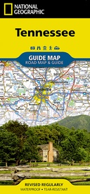 Wegenkaart - landkaart State Guide Map Tennessee | National Geographic