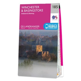 Wandelkaart - Topografische kaart 185 Landranger Winchester & Basingstoke, Andover & Romsey | Ordnance Survey