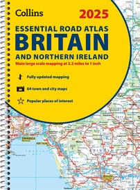 Wegenatlas Essential Road Atlas Britain 2025 | A4 | Ringband | Collins