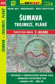 Wandelkaart 435 Šumava, Trojmezí, Plane - Böhmerwald (Nationalpark Sumava), Gottmannsgrün | Shocart