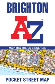 Stadsplattegrond Pocket Street Map Brighton | A-Z Map Company