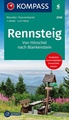 Wandelkaart Der Rennsteig | Kompass