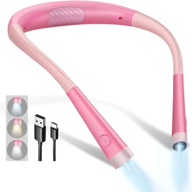 Leeslampje Led nekleeslamp oplaadbaar Roze | Glocusent