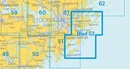 Wandelkaart - Topografische kaart 52 Sverigeserien Stockholms skärgård södra | Norstedts