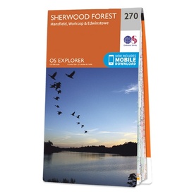 Wandelkaart - Topografische kaart 270 OS Explorer Map Sherwood Forest | Ordnance Survey