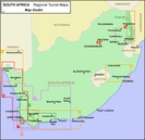 Overzichtskaart van deelkaarten Zuid Afrika