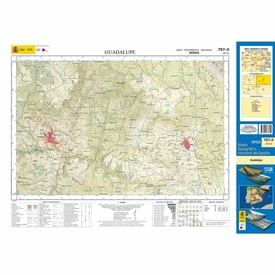 Topografische kaart 707-II Guadalupe | CNIG - Instituto Geográfico Nacional1