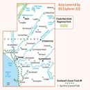 Wandelkaart - Topografische kaart 333 OS Explorer Map Kilmarnock, Irvine | Ordnance Survey