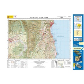 Topografische kaart 1085-II Santa Cruz de la Palma (La Palma) | CNIG - Instituto Geográfico Nacional1