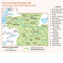 Wandelkaart - Topografische kaart 384 OS Explorer Map Glen Coe & Glen Etive | Ordnance Survey