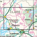 Topografische kaart - Wandelkaart 58 Discovery Clare, Limerick, Tipperary | Ordnance Survey Ireland